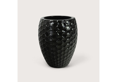 Pot honey zwart S - honinggraat - 44x55 cm