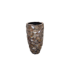 Schelpenvaas hoog 45 cm - bruin