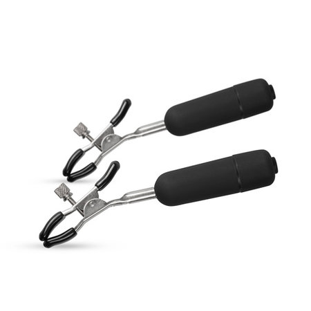 Easytoys Fetish Collection Verstelbare Tepelklemmen Met Bullet Vibrator Easytoys Fetish Collection Verstelbare Tepelklemmen Met Bullet Vibrator