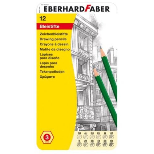 Eberhard Faber Eberhard Faber Zeichenbleistifte 12er Blech