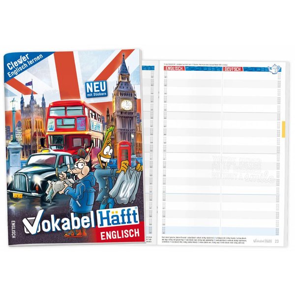 Häfft Verlag Vokabel-Häfft Englisch erhältlich in A6, A5, A4