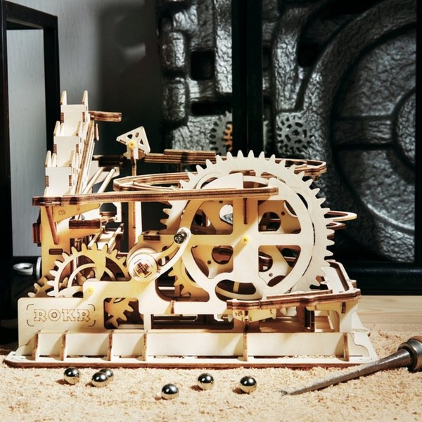 ROKR ROKR 3D-Holz-Puzzle Kugelbahn "Marble Run Parkour"