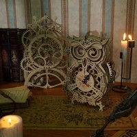 ROKR ROKR 3D-Holz-Puzzle "Owl Clock"