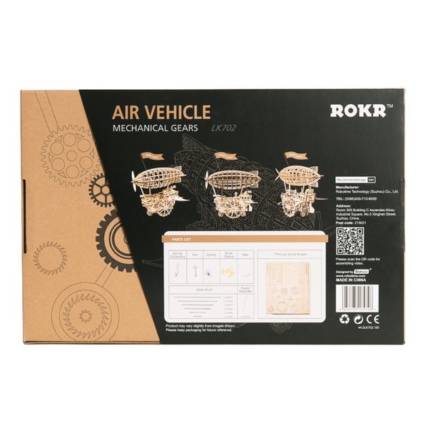 ROKR ROKR 3D-Holz-Puzzle "Air Vehicle"