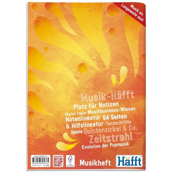 Häfft Verlag Musik-Häfft Noten DIN A4