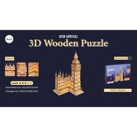Rolife Rolife 3D-Holz-Puzzle "Big Ben With Lights"