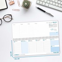 Häfft-Verlag Wochen-Tischkalender 2023 Königsblau