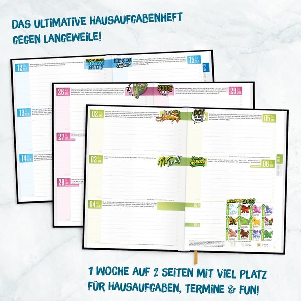 Häfft-Verlag Häfft Deluxe A5 22/23 - Der Schülerkalender!