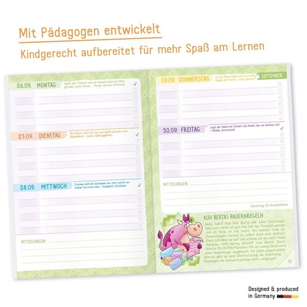 Häfft-Verlag Das Grundschul-Hausaufgabenheft 22/23 A5 Motiv Erdmännchen