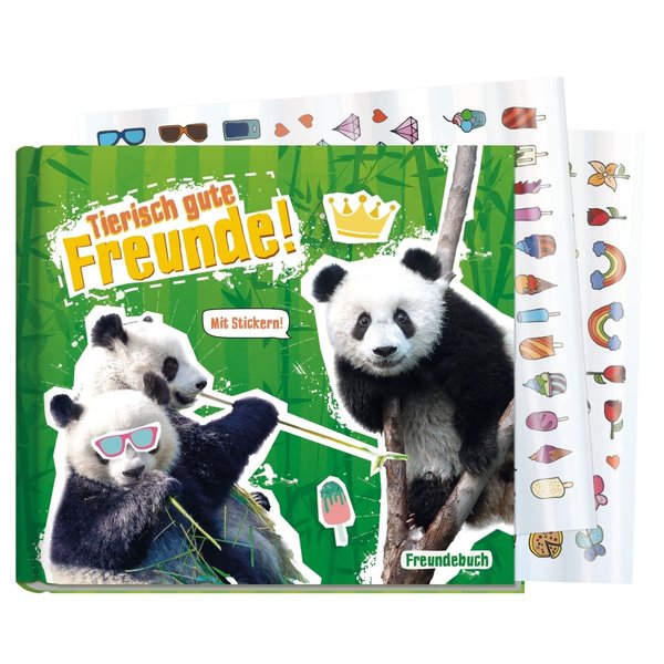 Häfft-Verlag Häfft Freundebuch tierisch gute Freunde [Panda]