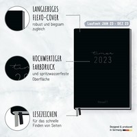 Häfft-Verlag Chäff-Timer Classic 2023 12 MONATE A5 [Schwarz]