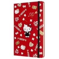 Moleskine Notizbuch "Hello Kitty" Hardcover Large Liniert rot