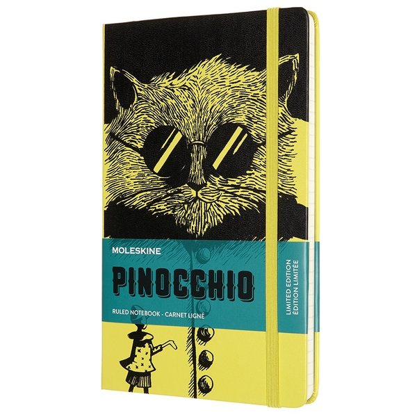 Moleskine Notizbuch "Pinocchio" Hardcover Large Liniert Katze