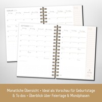 Häfft-Verlag Häfft Lieblingstimer 23/24 (18 Monate) "Black Edition"