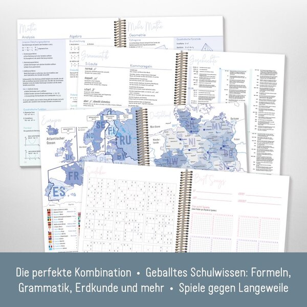 Häfft-Verlag Häfft College-Timer 23/24 - A5 - Motiv "Grey Marble"