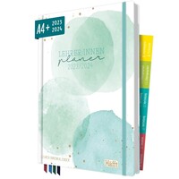 Häfft-Verlag Häfft Lehrer-Planer 23/24 - A4+ Motiv "Watercolor Dots"