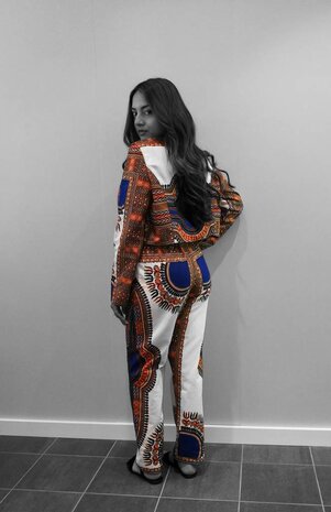 Dashiki broek wit