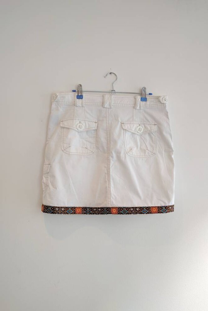 Vintage jeans rokje met Dashiki Vintage jeans rokje met Dashiki