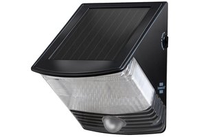 Brennenstuhl Solar White 2 LED's Muurlamp IP44 Black