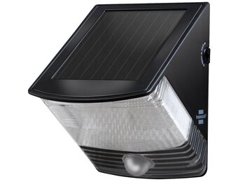 Brennenstuhl Solar White 2 LED's Muurlamp IP44 Black