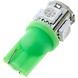 Merkloos T10 5 x 5050 SMD LED Green 12V Autolamp Merkloos T10 5 x 5050 SMD LED Green 12V Autolamp