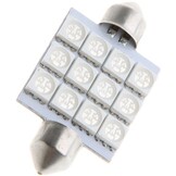 Festoon 12 x 5050 SMD LED Green 41 MM 12V Interieur Autolamp