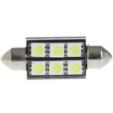 Festoon 6 x 5050 SMD LED Canbus White 39 MM 12V Autolamp
