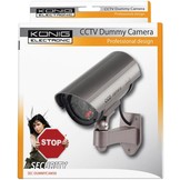 Konig CCTV Dummy Buitencamera met IR LED en Ophangbeugel