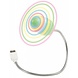 Fixapart Fixapart USB Ventilator met Flexibele Zwanenhals met Gekleurde LED's Fixapart Fixapart USB Ventilator met Flexibele Zwanenhals met Gekleurde LED's