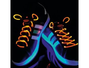 BasicXL Orange LED Lichtgevende Schoenveters