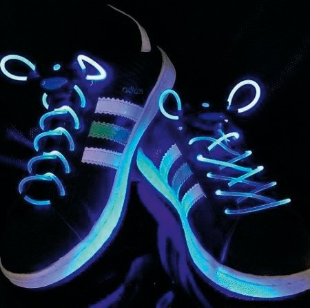 BasicXL Blue LED Lichtgevende Schoenveters