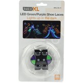 BasicXL Green/Purple LED Lichtgevende Schoenveters