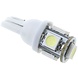 Merkloos T10 5 x 5050 SMD LED White 12V Autolamp Merkloos T10 5 x 5050 SMD LED White 12V Autolamp