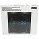 Balance Time Balance Time Blue LED Wandklok Aluminium Balance Time Balance Time Blue LED Wandklok Aluminium