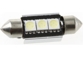 Festoon 3 x 5050 SMD LED Canbus White 36 MM 12V Autolamp