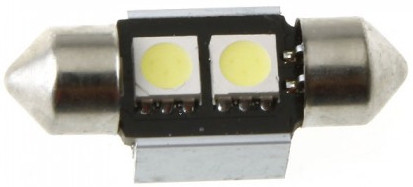 Festoon 2 x 5050 SMD LED Canbus White 31 MM 12V Autolamp