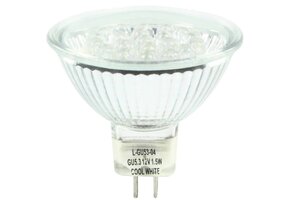 HQ GU5.3 Cool White LED'S MR16 3x 1 W
