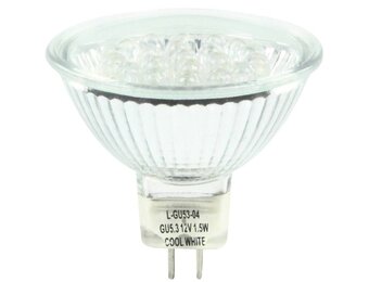 HQ GU5.3 Cool White LED'S MR16 3x 1 W