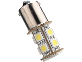1156 BA15S 13 x 5050 SMD LED White 12V Autolamp