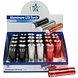 HQ HQ Toonbankdisplay met 3 LED's 24 stuks Aluminium Zaklampen HQ HQ Toonbankdisplay met 3 LED's 24 stuks Aluminium Zaklampen