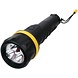 HQ HQ Ultra Heldere Waterdichte Rubbere 3 LED's Zaklamp Black HQ HQ Ultra Heldere Waterdichte Rubbere 3 LED's Zaklamp Black