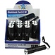 HQ HQ Toonbankdisplay met 1 LED 12 stuks Aluminium Mini Zaklampen Focus Black HQ HQ Toonbankdisplay met 1 LED 12 stuks Aluminium Mini Zaklampen Focus Black