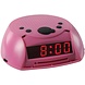 Konig Konig Red LED AM/FM Wekkerradio Pink met Speaker Konig Konig Red LED AM/FM Wekkerradio Pink met Speaker