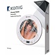 Konig Konig AM/FM LED-display Doucheradio met Spiegel Konig Konig AM/FM LED-display Doucheradio met Spiegel