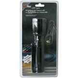 ProPlus 1W LED Zaklamp Aluminium White / Green / Red