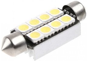 Festoon 8 x 5050 SMD LED Canbus White 42 MM 12V Autolamp