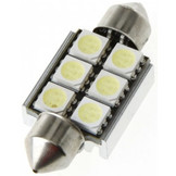Festoon 6 x 5050 SMD LED Canbus White 36 MM 12V Autolamp