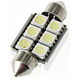 Merkloos Festoon 6 x 5050 SMD LED Canbus White 36 MM 12V Autolamp Merkloos Festoon 6 x 5050 SMD LED Canbus White 36 MM 12V Autolamp
