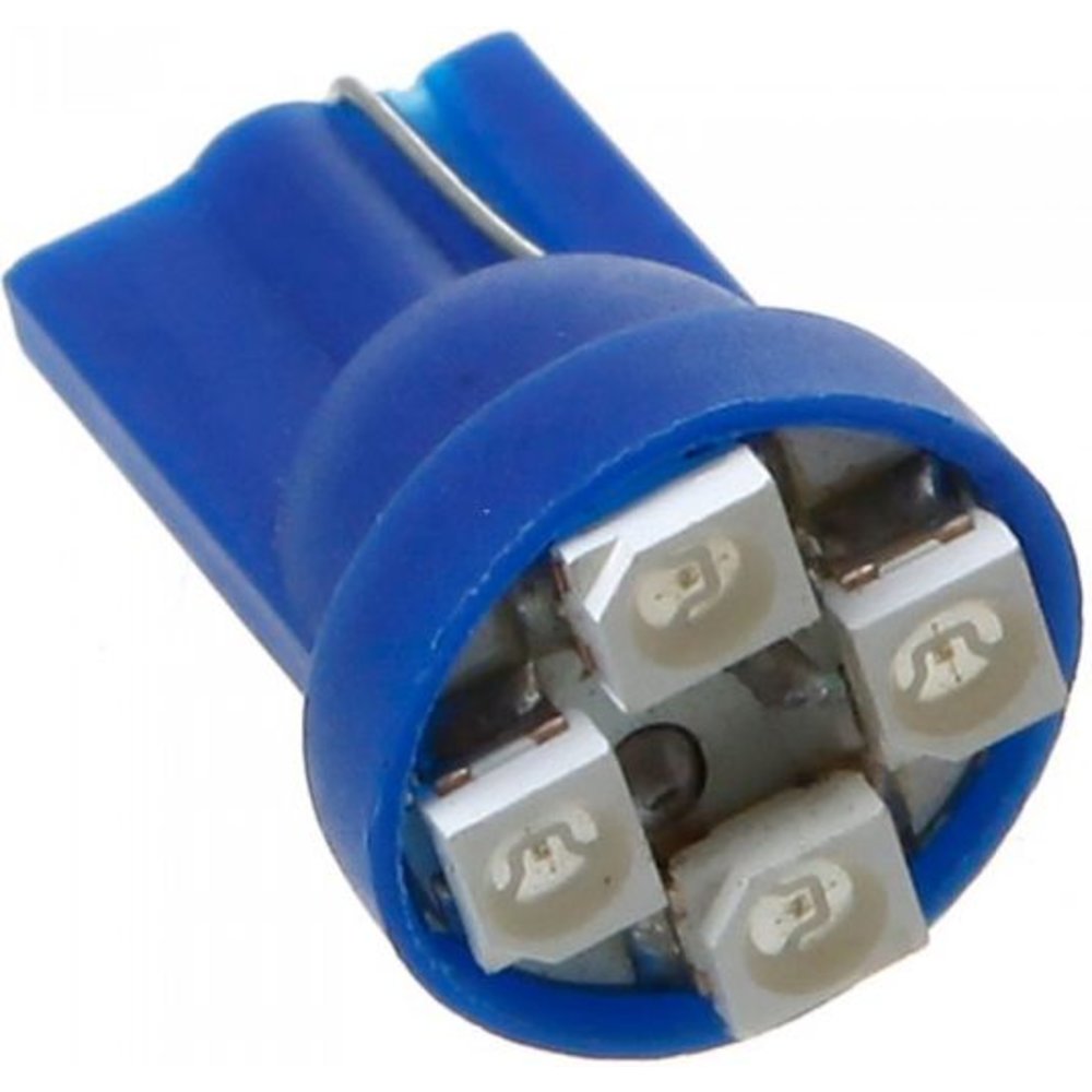 T10 4 x 1210 SMD LED Blue 12V Autolamp kopen? LEDClear