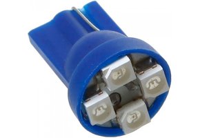 T10 4 x 1210 SMD LED Blue 12V Autolamp